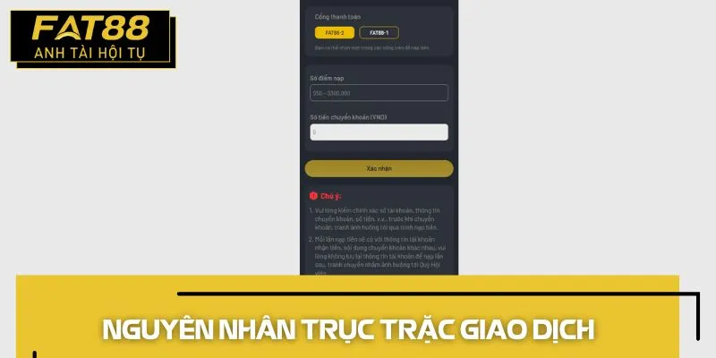 nạp tiền nguyên nhân