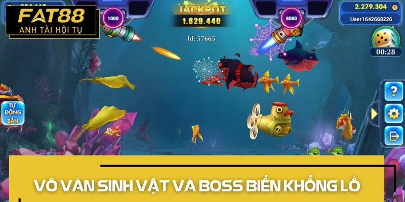 vua bắn cá sinh vật